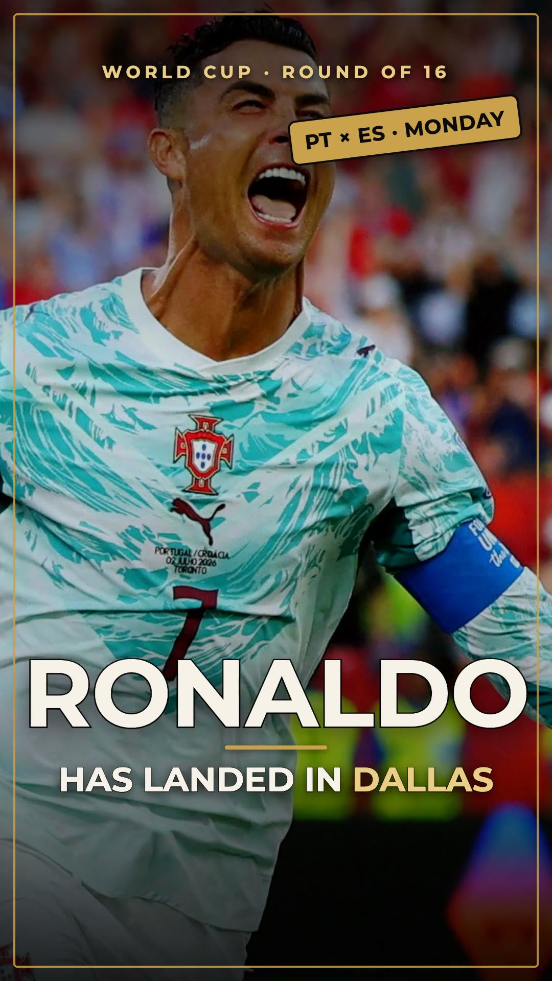 Portugal Lands in Dallas: Ronaldo's Team Charter at the World Cup